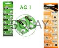 Buton Pil - Saat Lazer Hesap Makinesi Pili 10lu Paket  AG1 LR621/LR60 1.55V