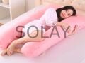 5 Farklı Bölge Destekli Hamile Yastığı ( Pembe )