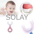 Silikon Çocuk Diş Fırçası Tartar Temizleyici (2-12 Yaş) - Pembe