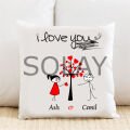 I Love You Kişiye Özel Yastık Kılıfı Pi168