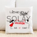 I Love You Kişiye Özel Yastık Kılıfı Pi167
