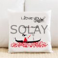 I Love You Kişiye Özel Yastık Kılıfı Pi163