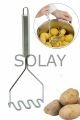İnox Paslanmaz Metal Patates Ezici Püre Yapıcı 27 cm