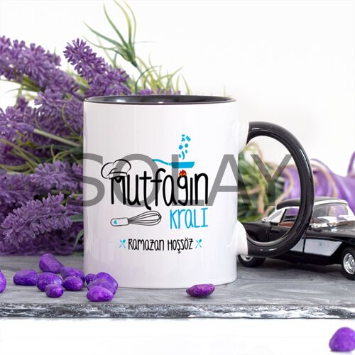 Kişiye Özel Lacivert Renkli Mutfağın Kralı