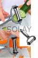 3 Fonksiyonlu Rende Soyacak – Tırtıklı -Dalgalı- Chips Kesici Döner Başlıklı Turbo Soyacak
