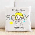 En Güzel Eczacı Kişiye Özel Yastık Kılıfı Pi84