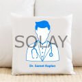 Doktor Kişiye Özel Yastık Kılıfı Pi81