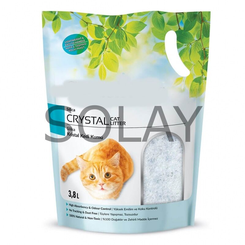 Kedi Kumu Silica Kristal Kedi Kumu 1.4 Kg - 3.8 L