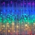 Perde Led  240 Ledli 8 Fonksiyonlu Dekor Lambası RGB