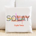 Sevgililer Günün Kutlu Olsun Kişiye Özel Yastık Kılıfı Pi62