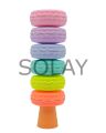 6 Renkli Makaron Fosforlu Kalem - High Lihgter