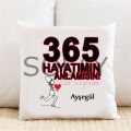 Hayatımın Anlamısın Kişiye Özel Yastık Kılıfı Pi58