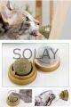 Duvara Yapışan Dönen Kedi Nanesi Cat Oyun Topu Doğal Kedi Oyuncağı