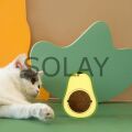 Avokado Dönen Kedi Nanesi Cat Oyun Topu Doğal Kedi Oyuncağı