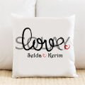 Love Kişiye Özel Yastık Kılıfı Pi54