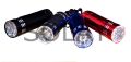 Süper Parlak 9 Ledli Metal Mini El Feneri