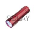 Süper Parlak 9 Ledli Metal Mini El Feneri
