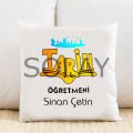 Tarih Öğretmeni Kişiye Özel Yastık Kılıfı Pi42