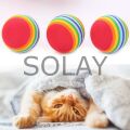 Sünger Kedi Oyun Topu -  3 lü Çiğneme Süngeri