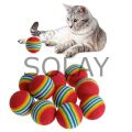 Sünger Kedi Oyun Topu -  3 lü Çiğneme Süngeri