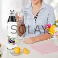 Sevimli Panda Tasarımlı Cam Suluk  Sızdırmaz 1000 ML