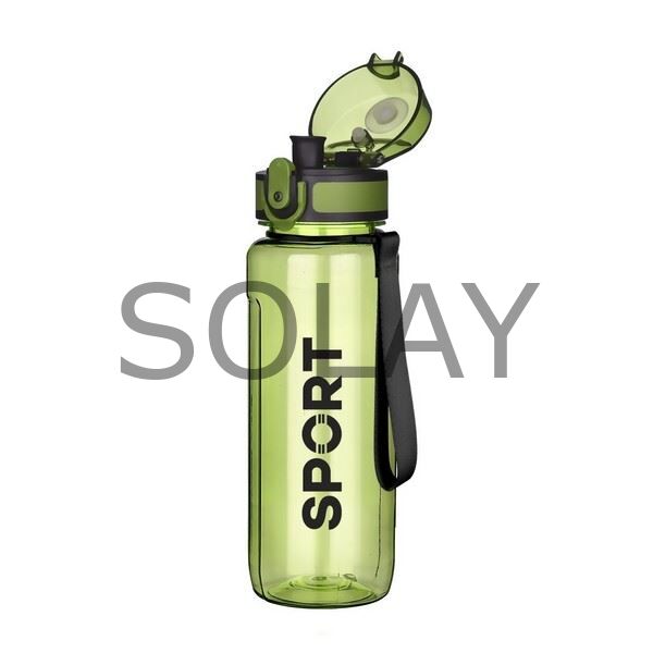 Lüks Polikarbon Matara Suluk - Sızdırmaz Kapak 700 ML - Yeşil