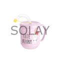 Funny Pipetli Çocuk Içecek Bardağı Desenli Bardak 350ml