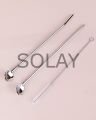Paslanmaz Metal 2 li Kaşıklı Pipet Fırça Seti