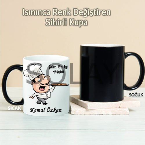 Yılın En İyi Aşçısı Kişiye Özel Sihirli Kupa Pi17