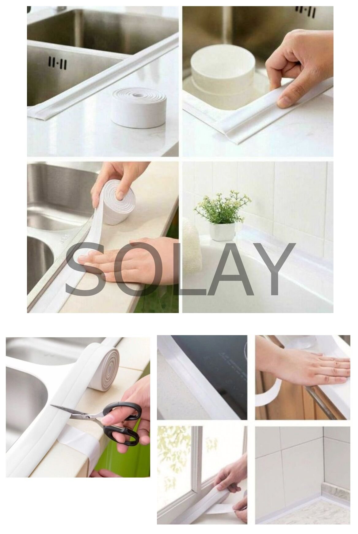 Su Sızdırmaz Bant Lavabo Küvet Kenar Bandı 4 CM