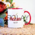 Kişiye Özel Ressam Kupa Bardak - Kırmızı