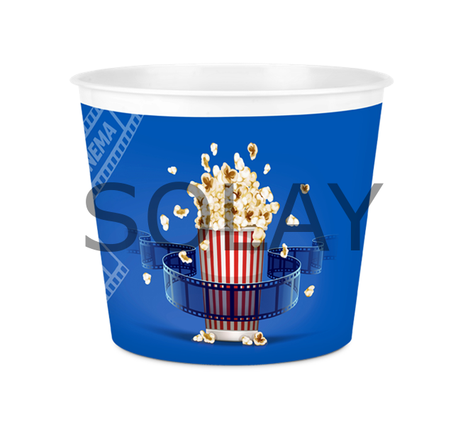 Popcorn Mısır Kovası Dekoratif - DEV BOY