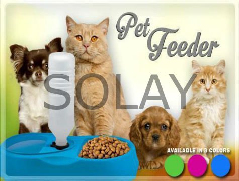 FinePet Kedi ve Köpek İçin Otomatik Su ve Mama Kabı