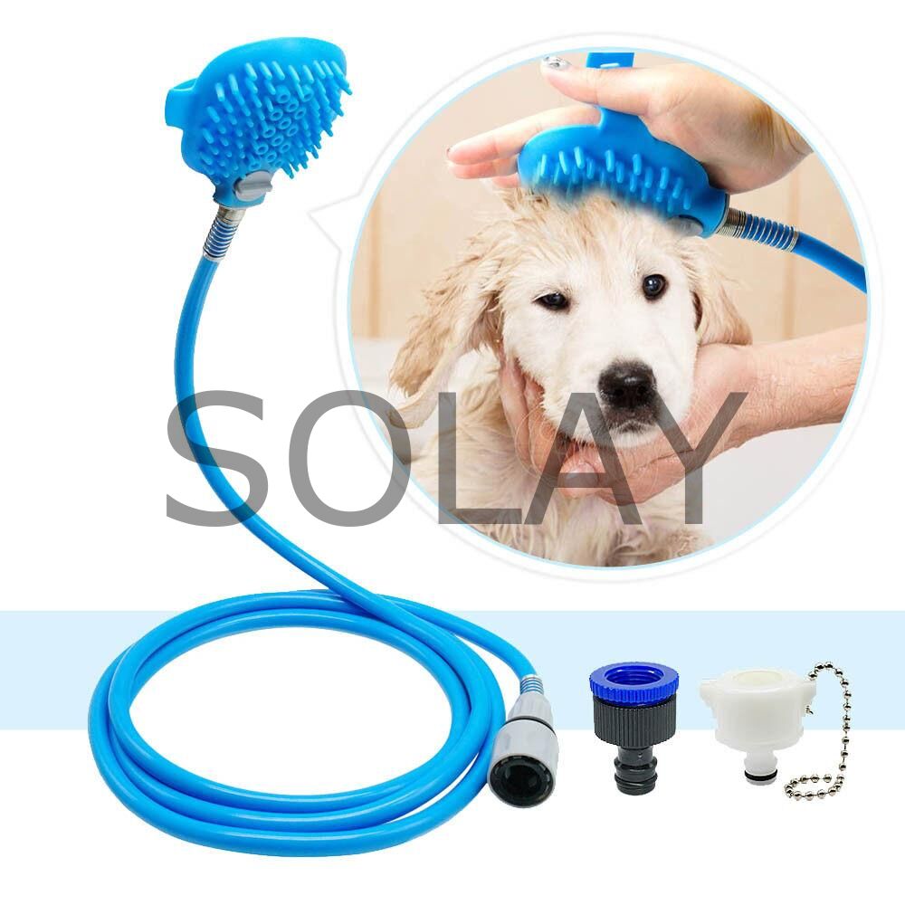 Hayvan Yıkama Banyo Kiti Pet Bathing Tool - Masajlı