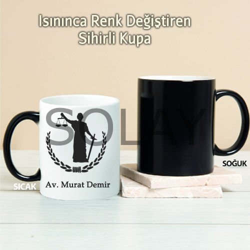 Arma Avukat  Kişiye Özel Sihirli Kupa Pi186