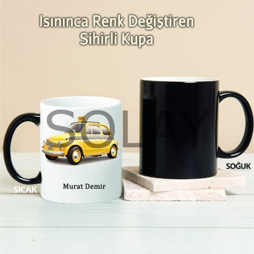 Taksi Kişiye Özel Sihirli Kupa Pi189