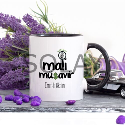 Kişiye Özel Yeminli Mali Müşavir Kupa Bardak - Lacivert
