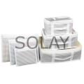 Bavul İçi Düzenleyici Valiz  Organizer 6 lı Set - Çizgili