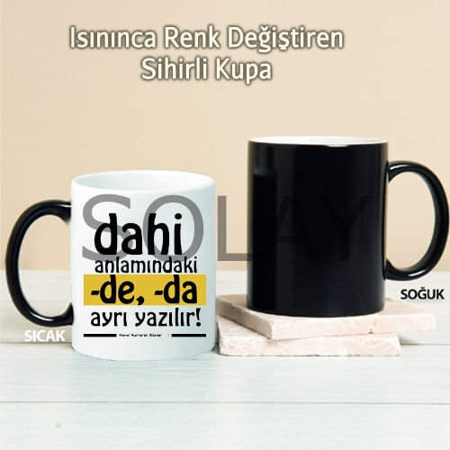 Ayrı Yazılır Kişiye Özel Sihirli Kupa Pi233