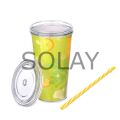 Cool Lime Bardağı - Limeshake Bardak 600 ML