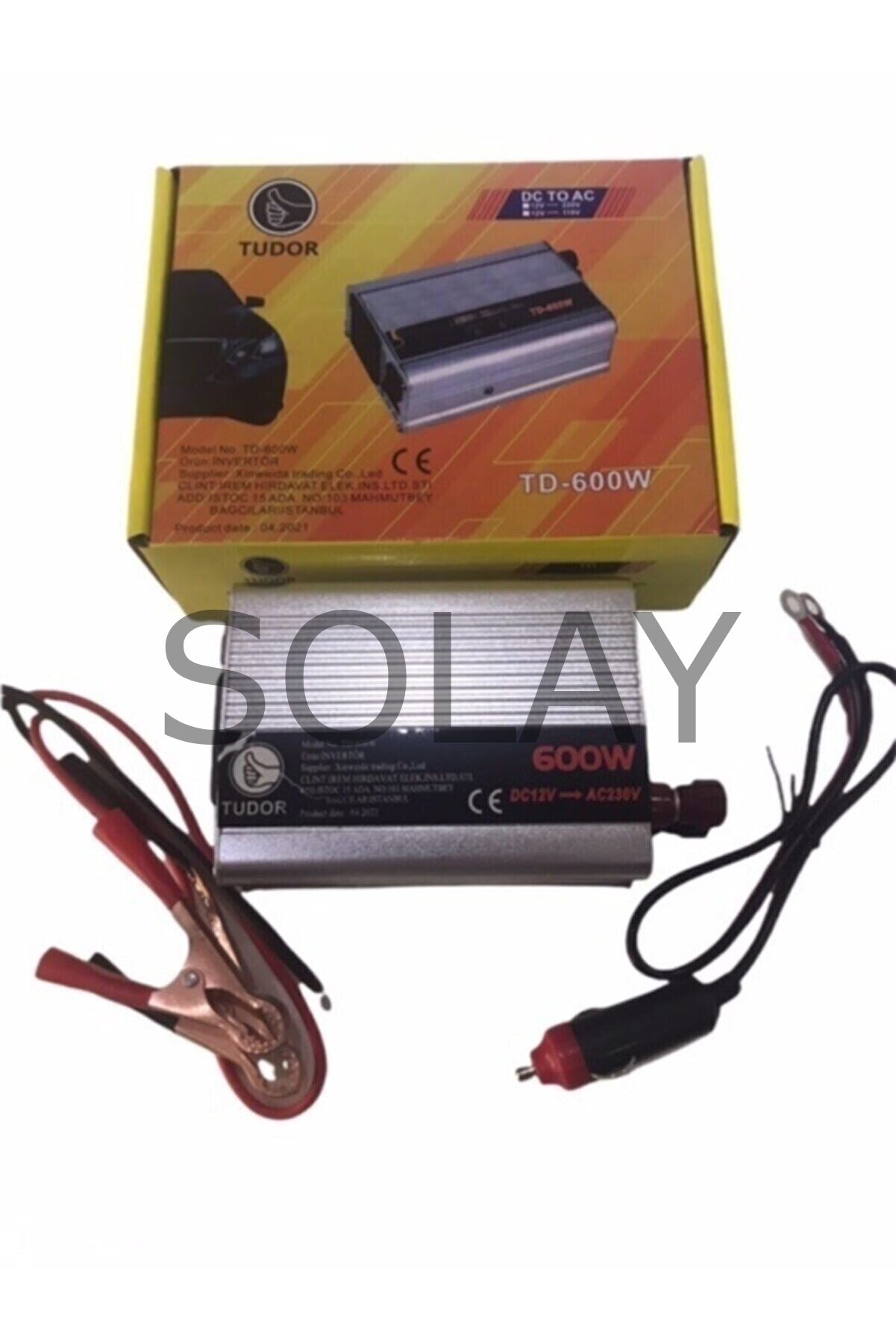 Oto Çakmağından 2-220 Volt Çevirici 600 Watt Üniversal Girişli Sinüs İnverter