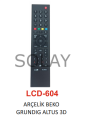 Arçelik - Beko - Grundig - Altus 3D Tv Kumandası - LCD 604