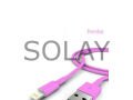 iPhone Şarj Data Kablosu - Pembe