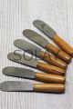 Tereyağı Bıçağı - Mini Spatula Ahşap Saplı 6 Adet
