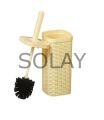 Rattan Wc Klozet Temizleme Fırçası - Antrasit