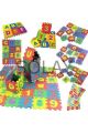 36 Parça Çocuk Oyun Karosu Eva Puzzle Yer Matı Harf Ve  Sayılar Eğitici Oyun Halısı Mini