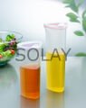 1 Adet Üçgen Basmatik Kapaklı Ölçekli Sıvı Yağlık  Sosluk 750 ML