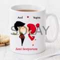 Seni Seviyorum Kişiye Özel Kupa Pi45
