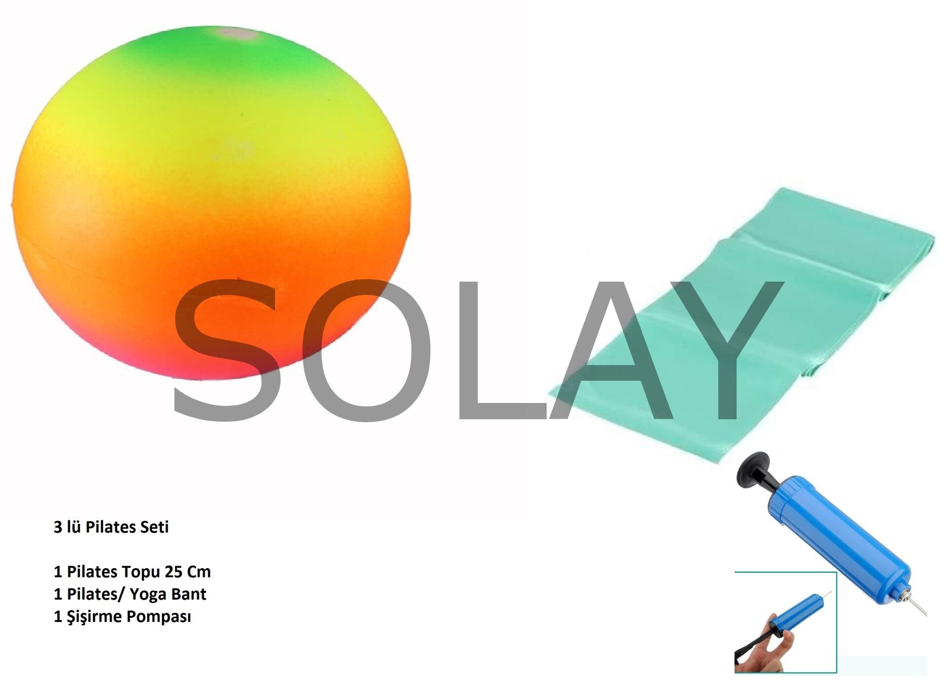 Pilates Seti - Top - Pompa - Bant