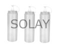 Şeffaf Sos Şişesi - 1000ML Dev Boy 3 Adet